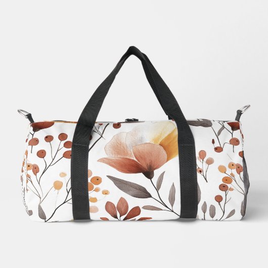 Blume Blumenmuster Sublimierung-95653 Duffle Bag (Vorderseite)