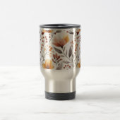 Blume Blumenmuster Sublimierung-95653 Reisebecher (Mittel)
