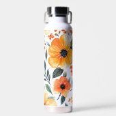 Blume Blumenmuster Sublimierung-95654 Trinkflasche (Vorne)