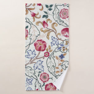 Blume, Blumenmuster, William Morris Badehandtuch