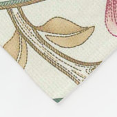 Blume, Blumenmuster, William Morris Fleecedecke (Ecke)