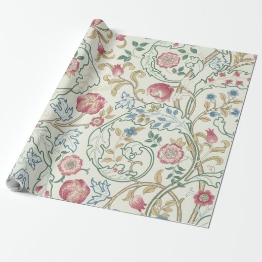 Blume, Blumenmuster, William Morris Geschenkpapier (Ungerollt)