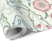 Blume, Blumenmuster, William Morris Geschenkpapier (Rolleneckpunkt)