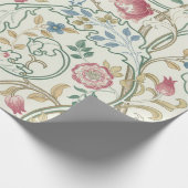 Blume, Blumenmuster, William Morris Geschenkpapier (Ecke)