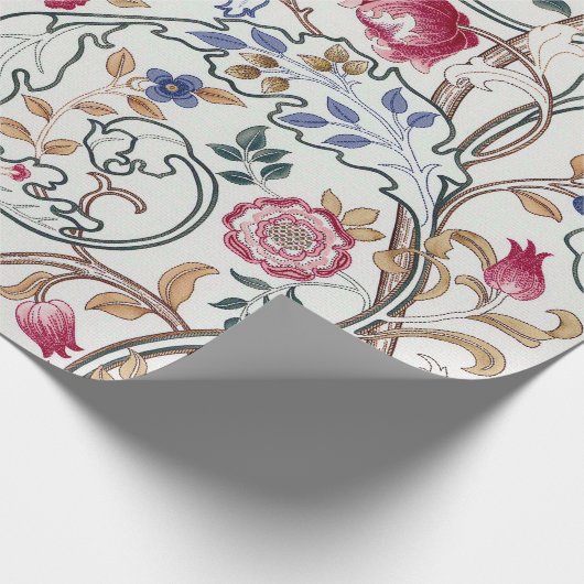 Blume, Blumenmuster, William Morris Geschenkpapier (Ecke)