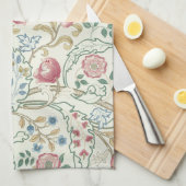 Blume, Blumenmuster, William Morris Geschirrtuch (Viertel Falte)