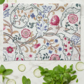 Blume, Blumenmuster, William Morris Geschirrtuch (Gefaltet)