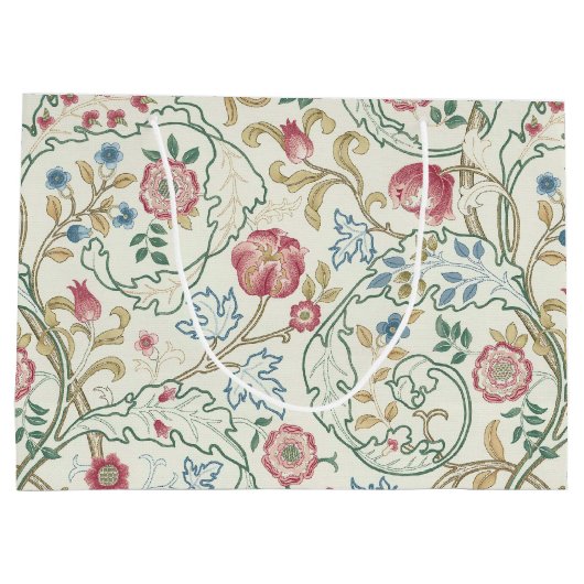 Blume, Blumenmuster, William Morris großes Geschen Große Geschenktüte (Rückseite)