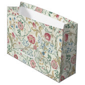 Blume, Blumenmuster, William Morris großes Geschen Große Geschenktüte (Vorderseite Schrägansicht)