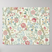 Blume, Blumenmuster, William Morris Poster (Vorne)