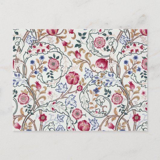 Blume, Blumenmuster, William Morris Postkarte (Vorderseite)