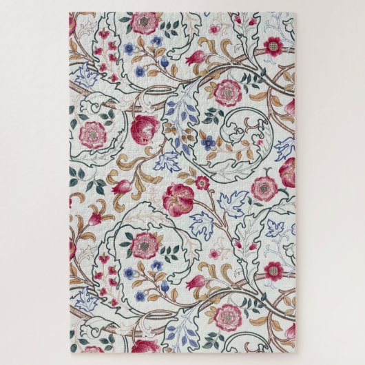 Blume, Blumenmuster, William Morris Puzzle (Vertikal)