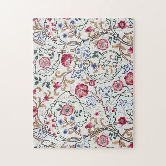 Blume, Blumenmuster, William Morris Puzzle (Vertikal)