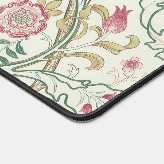 Blume, Blumenmuster, William Morris Schreibtischunterlage (Ecke)