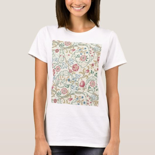 Blume, Blumenmuster, William Morris T-Shirt (Vorderseite)