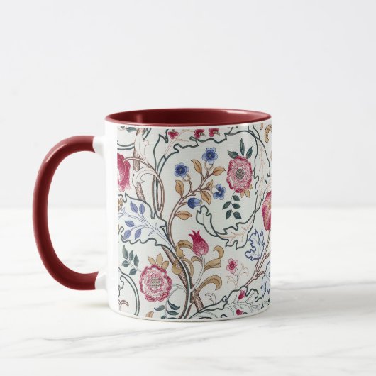 Blume, Blumenmuster, William Morris Tasse (Links)