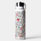 Blume, Blumenmuster, William Morris Trinkflasche (Hinten)