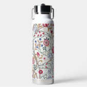 Blume, Blumenmuster, William Morris Trinkflasche (Vorderseite)