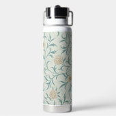 Blume, Blumenmuster, William Morris Trinkflasche (Hinten)