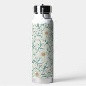 Blume, Blumenmuster, William Morris Trinkflasche (Links)
