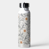Blume, Blumenmuster, William Morris Trinkflasche (Links)