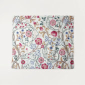 Blume, Blumenmuster, William Morris Wandteppich (Vorderseite (Horizontal))