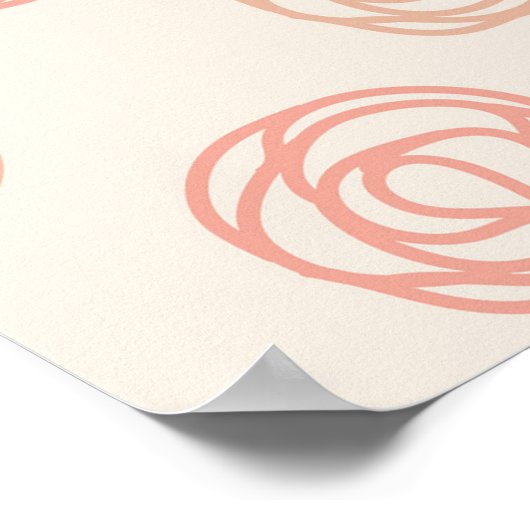 Blume Blumenposter Poster (Ecke)