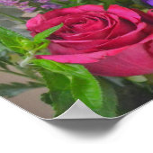 Blume Blumenstrauß Bibel Verein Kunstgedicht Poster (Ecke)