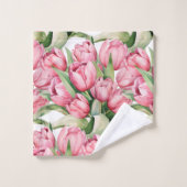 Blume Blumenstrauß-Handtuch-Set Badhandtuch Set (Waschlappen)