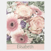 Blume, Blumenstrauß, schön, Dekoration, fl Fleecedecke (Vorderseite)