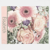 Blume, Blumenstrauß, schön, Dekoration, fl Fleecedecke (Vorderseite (Horizontal))