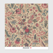 Blume Blumentapestes Needlework Art Aufkleber (Blatt)