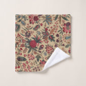 Blume Blumentapestes Needlework Art Badhandtuch Set (Waschlappen)