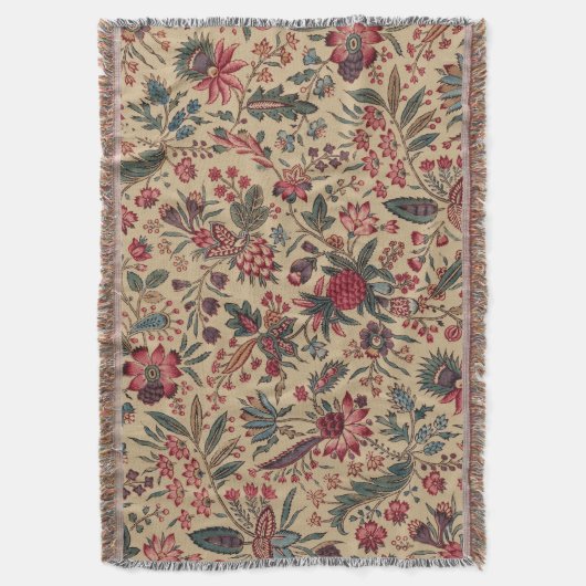 Blume Blumentapestes Needlework Art Decke (Vorderseite Vertikal)