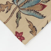Blume Blumentapestes Needlework Art Fleecedecke (Ecke)