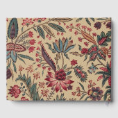 Blume Blumentapestes Needlework Art Gästebuch (Rückseite)