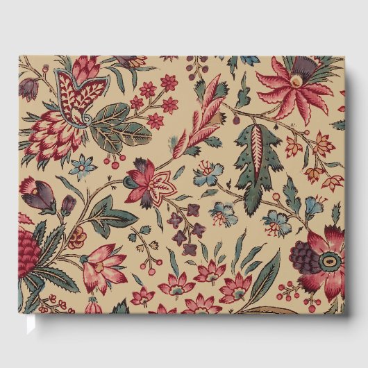 Blume Blumentapestes Needlework Art Gästebuch (Vorderseite)