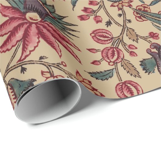 Blume Blumentapestes Needlework Art Geschenkpapier (Rolleneckpunkt)