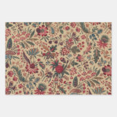 Blume Blumentapestes Needlework Art Geschenkpapier Set (Vorderseite)