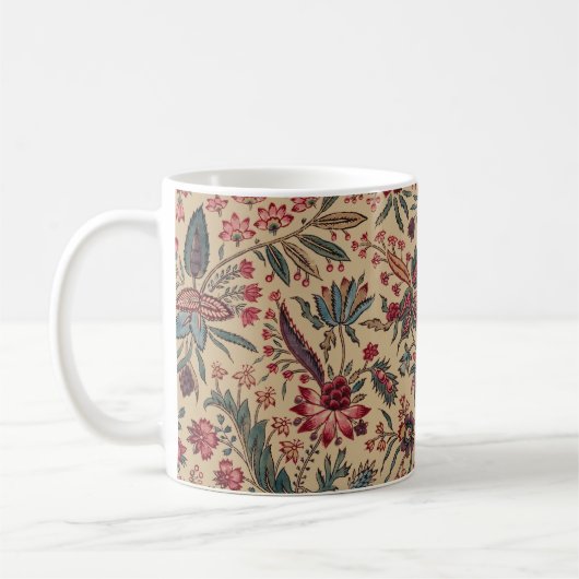 Blume Blumentapestes Needlework Art Kaffeetasse (Links)