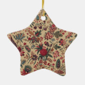 Blume Blumentapestes Needlework Art Keramik Ornament (Hinten)