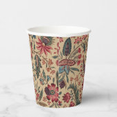 Blume Blumentapestes Needlework Art Pappbecher (Rechts)