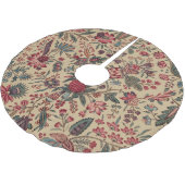 Blume Blumentapestes Needlework Art Polyester Weihnachtsbaumdecke (Schrägansicht)