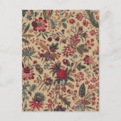 Blume Blumentapestes Needlework Art Postkarte (Vorderseite)