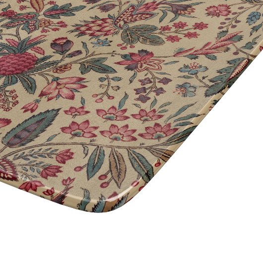 Blume Blumentapestes Needlework Art Schneidebrett (Ecke)