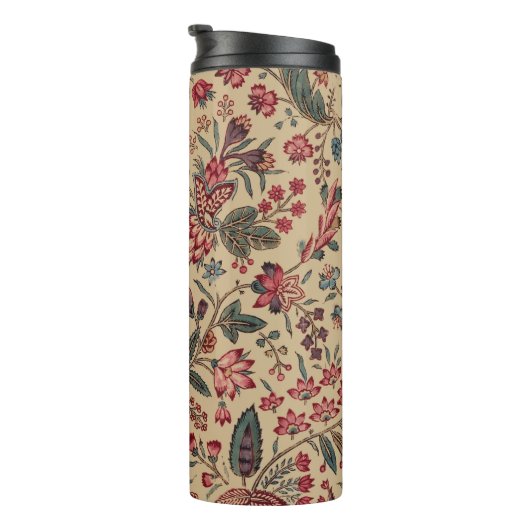 Blume Blumentapestes Needlework Art Thermosbecher (Nach rechts gedreht)