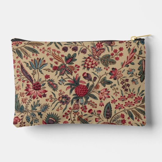 Blume Blumentapestes Needlework Art Zubehörtasche (Rückseite)