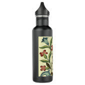 Blume Blumenwallpaper Art Nouveau Hübsch Edelstahlflasche (Links)