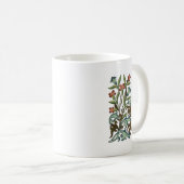 Blume Blumenwallpaper Art Nouveau Hübsch Kaffeetasse (VorderseiteRechts)