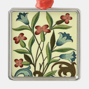 Blume Blumenwallpaper Art Nouveau Hübsch Ornament Aus Metall